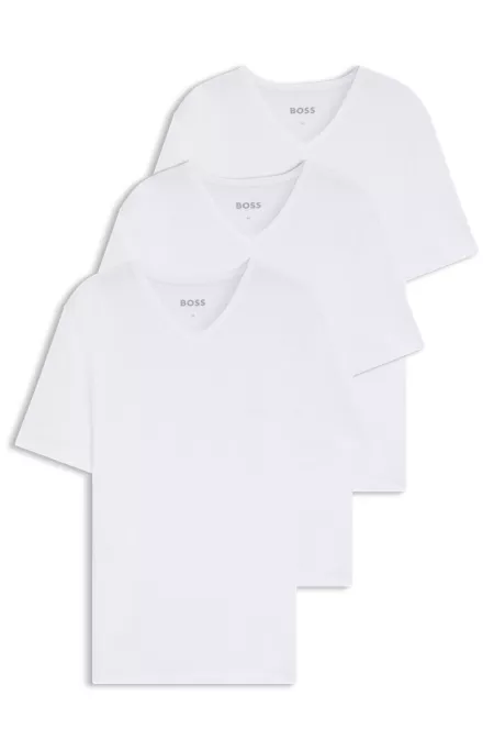 Three-pack of cotton underwear T-shirts