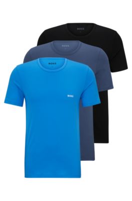 BOSS Three pack of underwear T shirts in cotton jersey