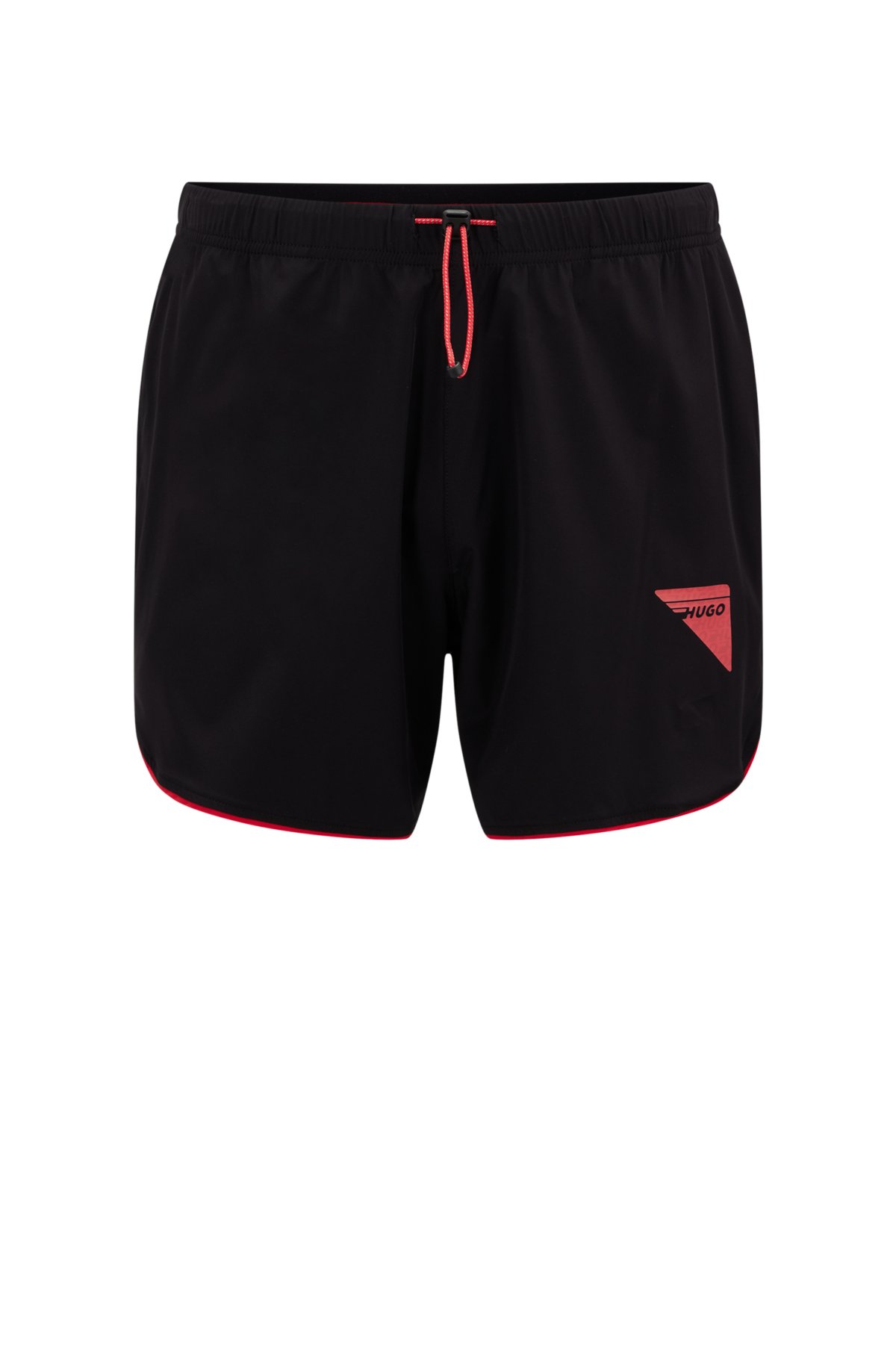 - piping shorts and logo capsule HUGO Super-stretch with