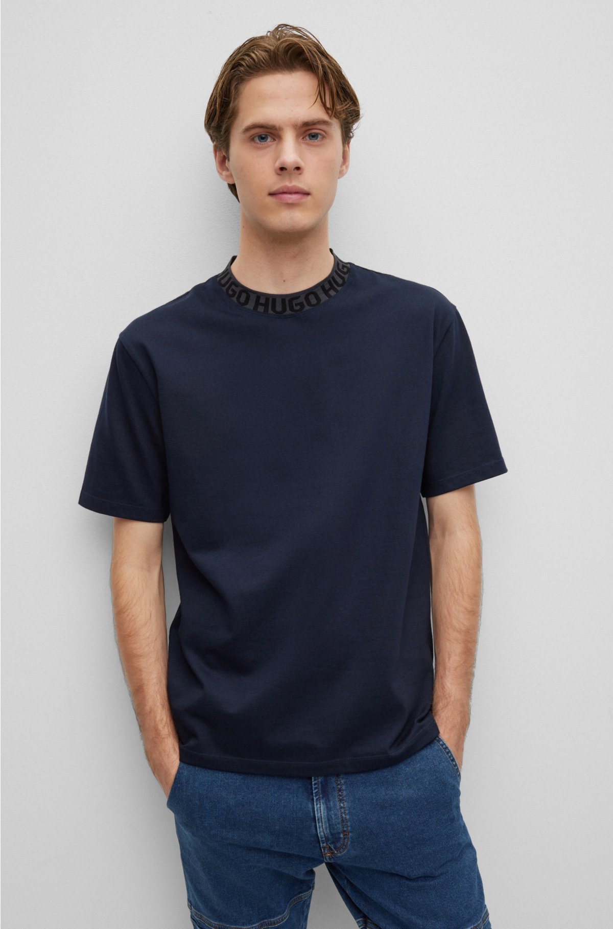 Knit cotton t-shirt - Men