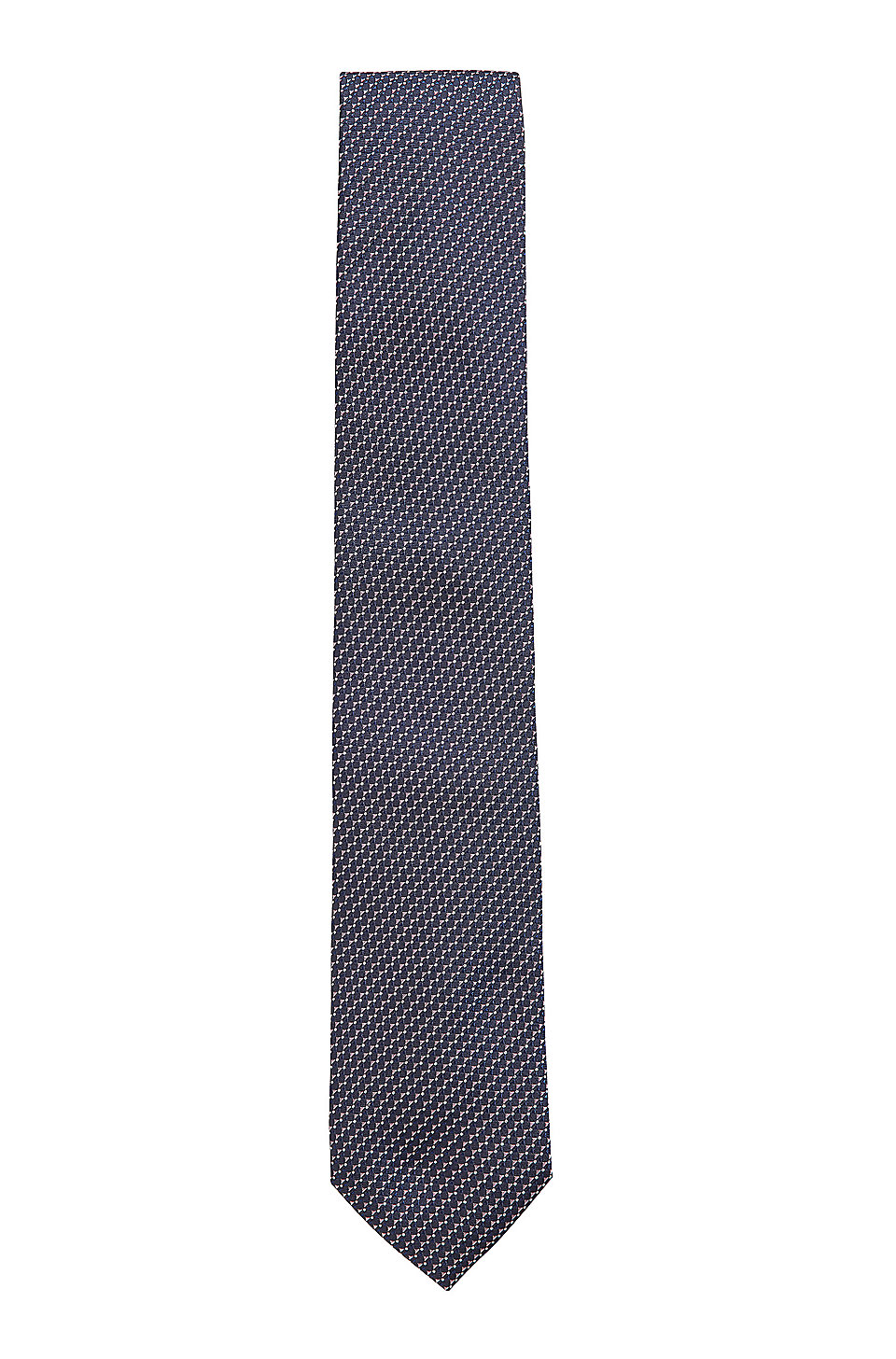 BOSS - Silk-jacquard tie with all-over micro pattern