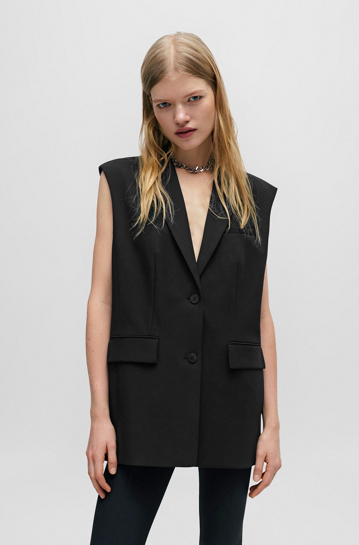 Business Casual Suit Jacket Women Formal Slim One Button Long Sleeve Blazer  Coat