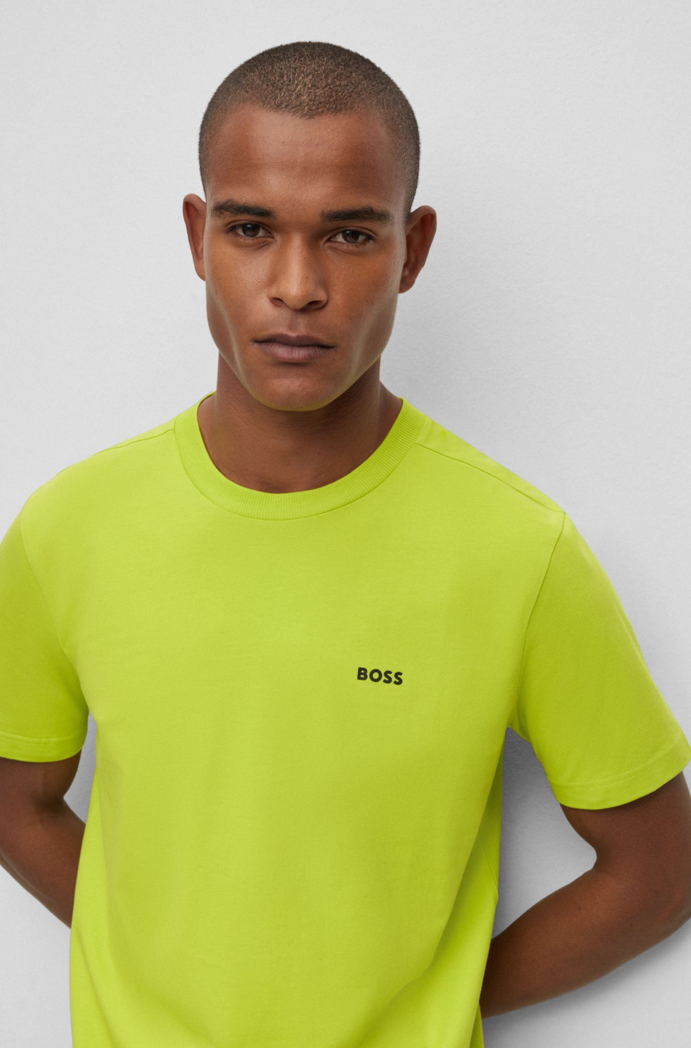 Hugo boss 2025 neon t shirt