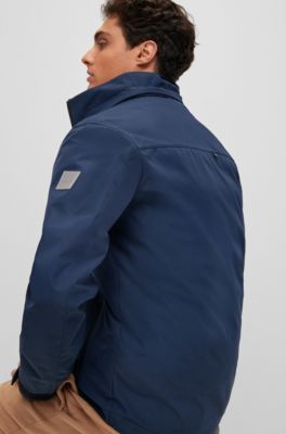 BOSS Waterrepellent jacket with logo details and removable gilet