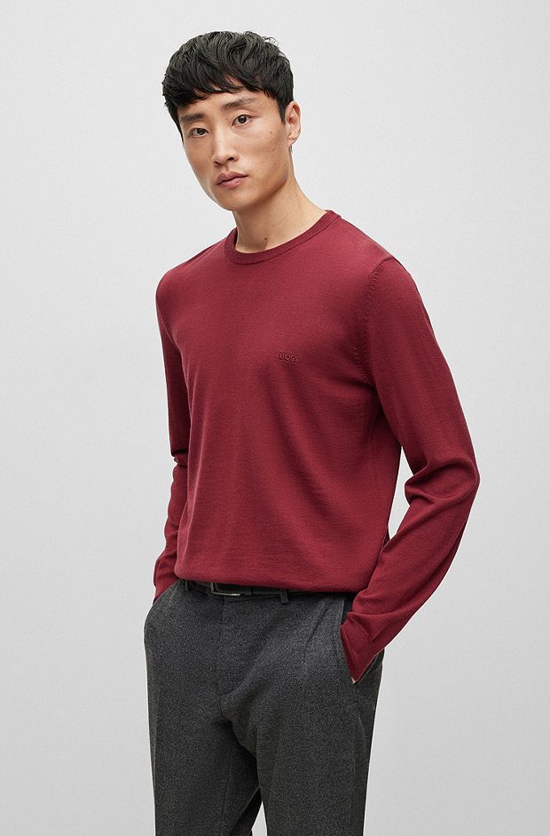Sweaters in Red by HUGO BOSS |