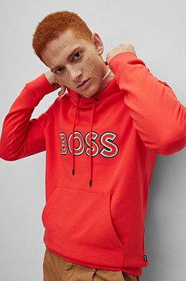 Red boss online hoodie