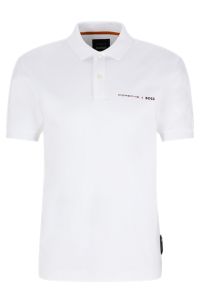 BOSS - Porsche x BOSS interlock-cotton slim-fit polo shirt