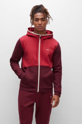 boss full zip sweatshirt