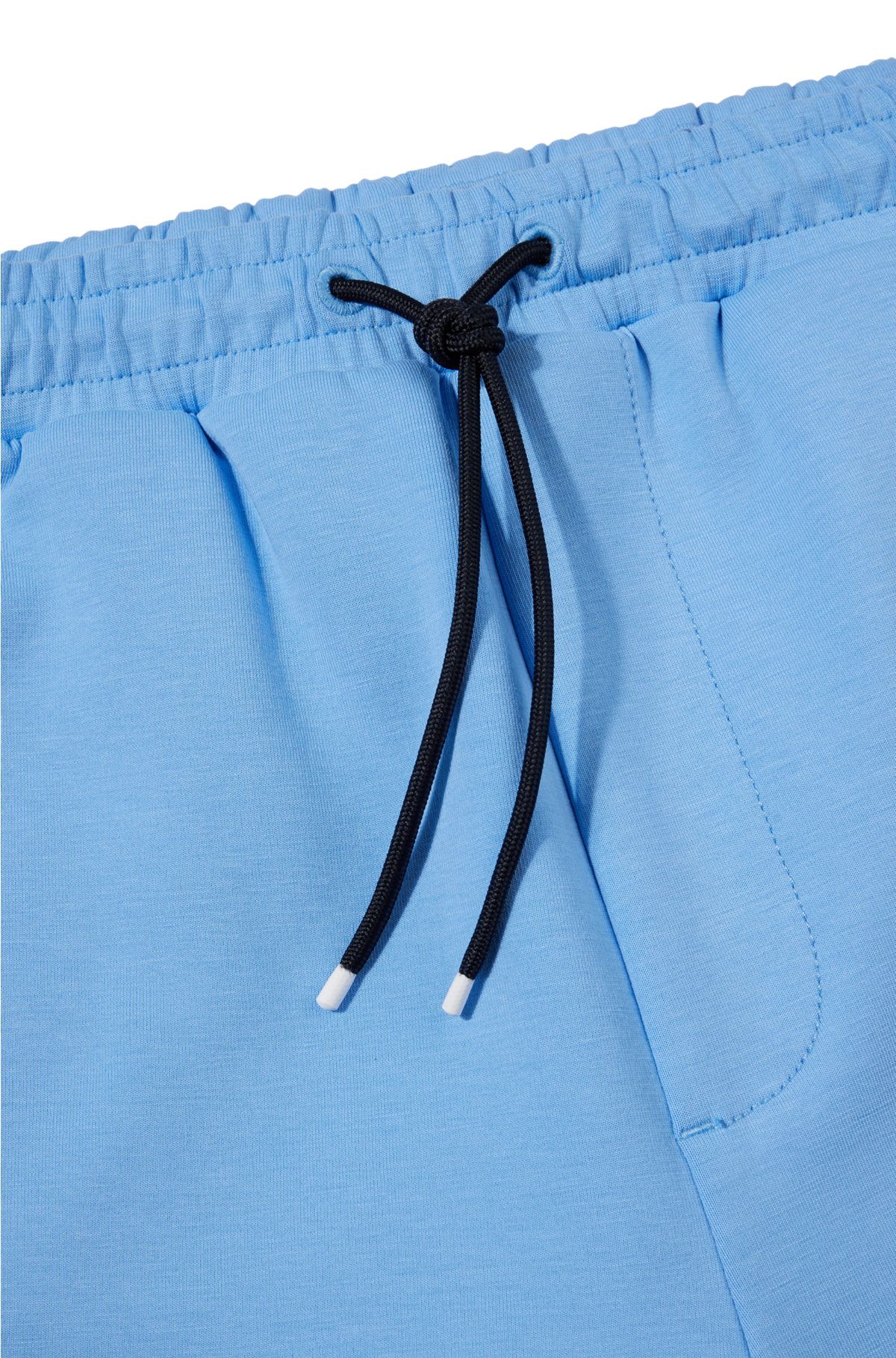 BOSS - Cotton-blend tape shorts regular-fit with logo