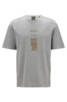 BOSS - BOSS x AJBXNG Interlock-cotton relaxed-fit T-shirt