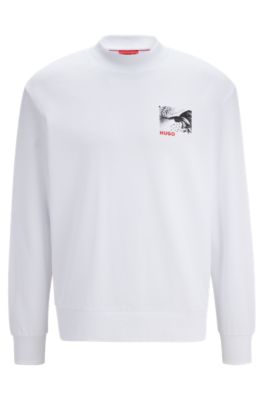 Hugo boss sale french terry sweatshirt