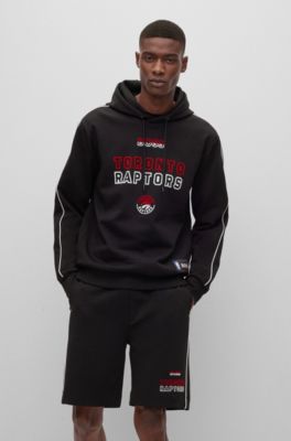 BOSS - BOSS u0026 NBA cotton-blend hoodie