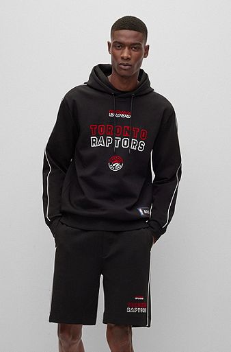 BOSS & NBA cotton-blend hoodie, NBA RAPTORS