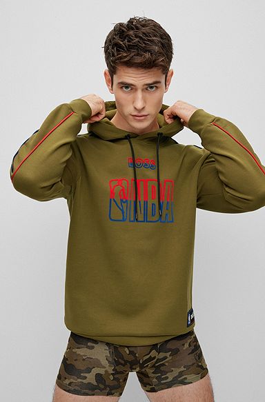 BOSS & NBA cotton-blend hoodie, NBA Generic