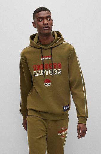 BOSS & NBA cotton-blend hoodie, NBA RAPTORS