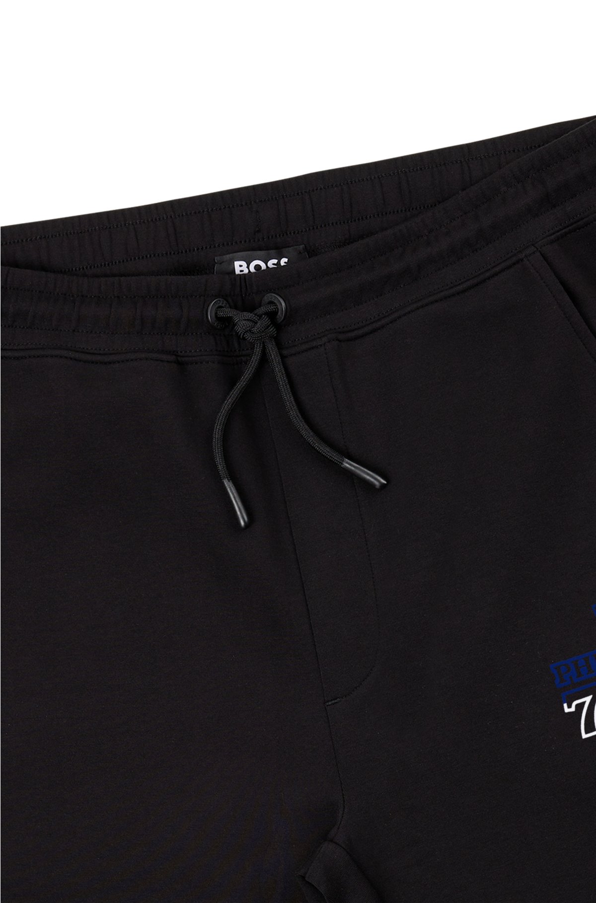 BOSS - BOSS & NBA stretch-fleece tracksuit bottoms