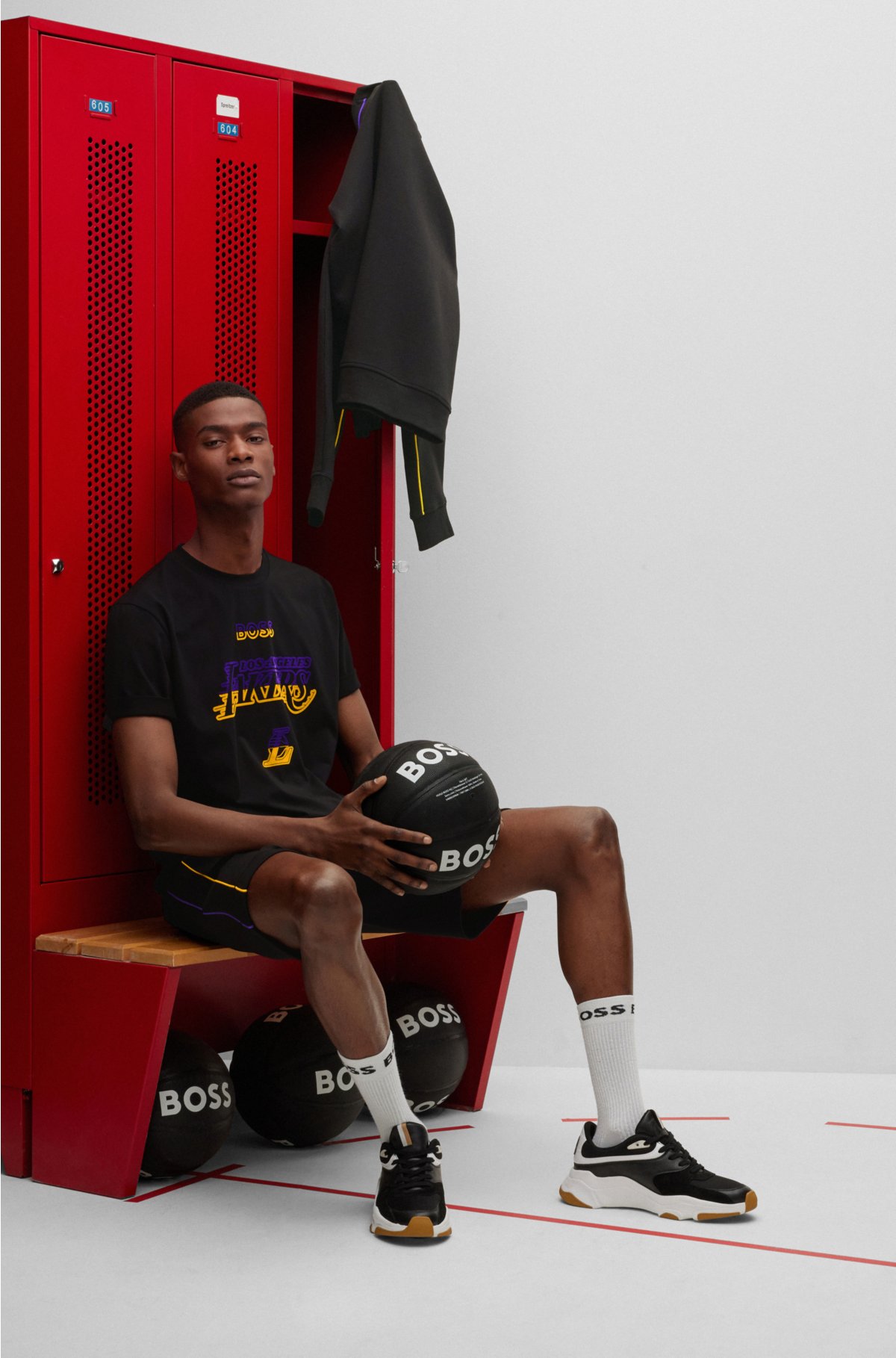Lakers Basketball Hoop T-Shirt