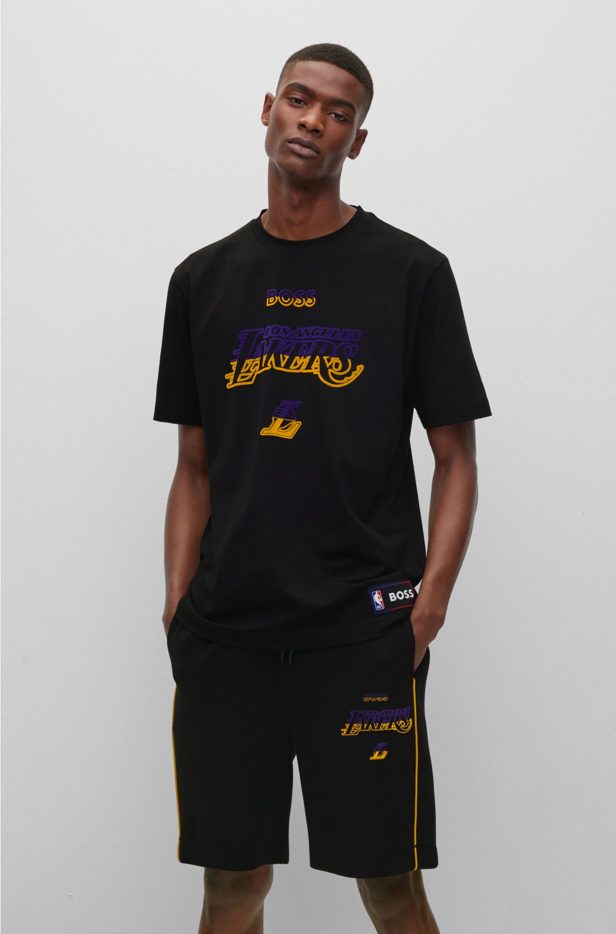 Hugo Boss x NBA Basket LA Lakers T-shirt Men