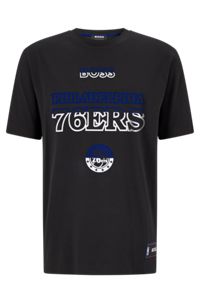 BOSS & NBA t-shirt en coton stretch, NBA 76ERS