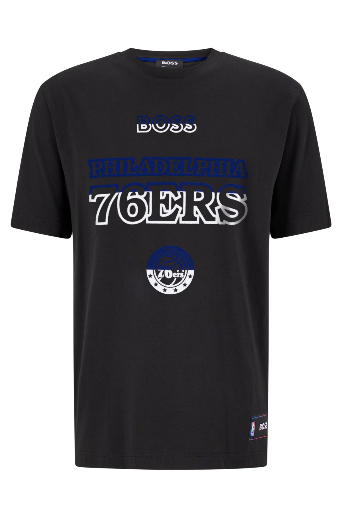 Nike Men's Philadelphia 76ers Block T-Shirt - Blue - L Each