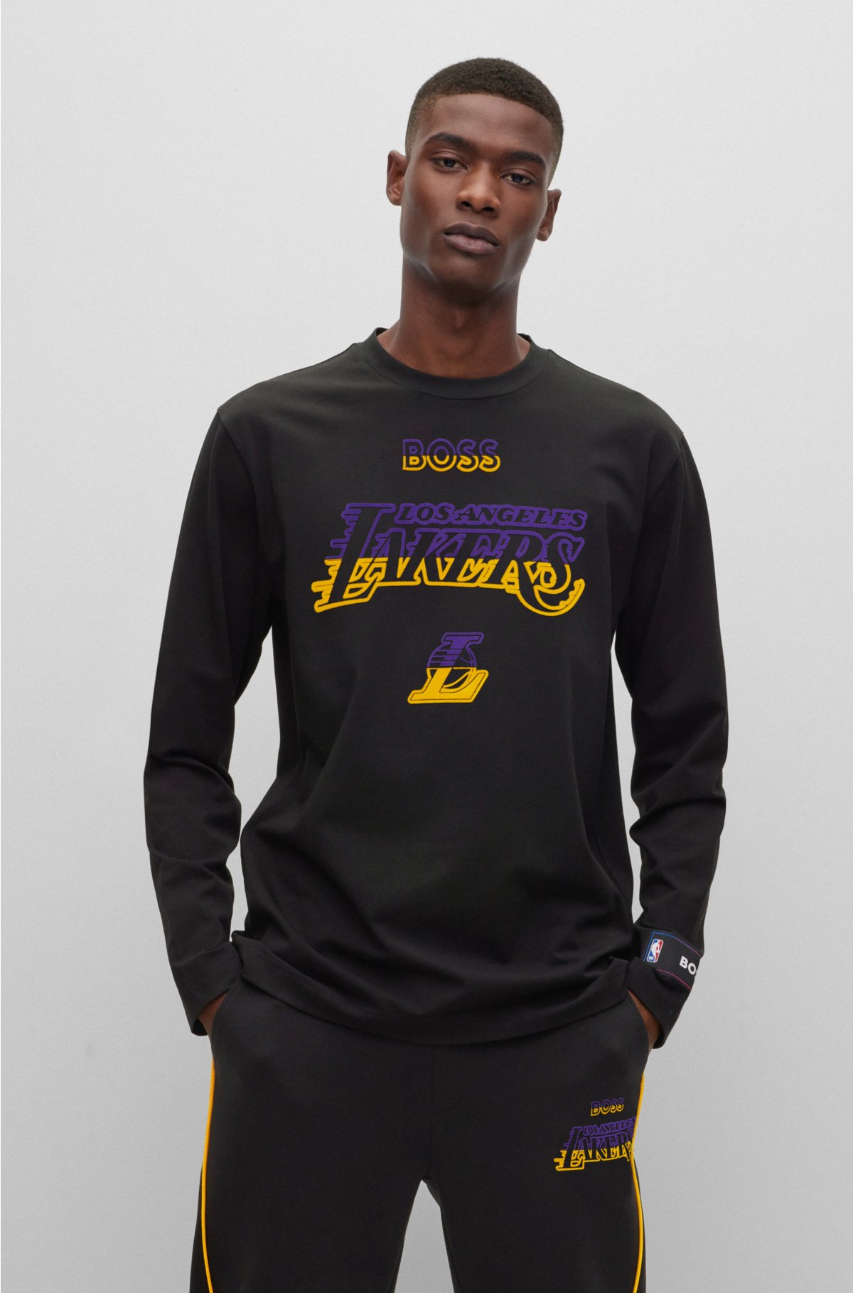 Los Angeles Lakers Long Sleeve T-Shirts, Lakers Long-Sleeved Shirt