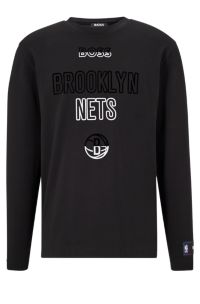 T-shirt Regular Fit en coton stretch avec logo du partenariat, NBA NETS