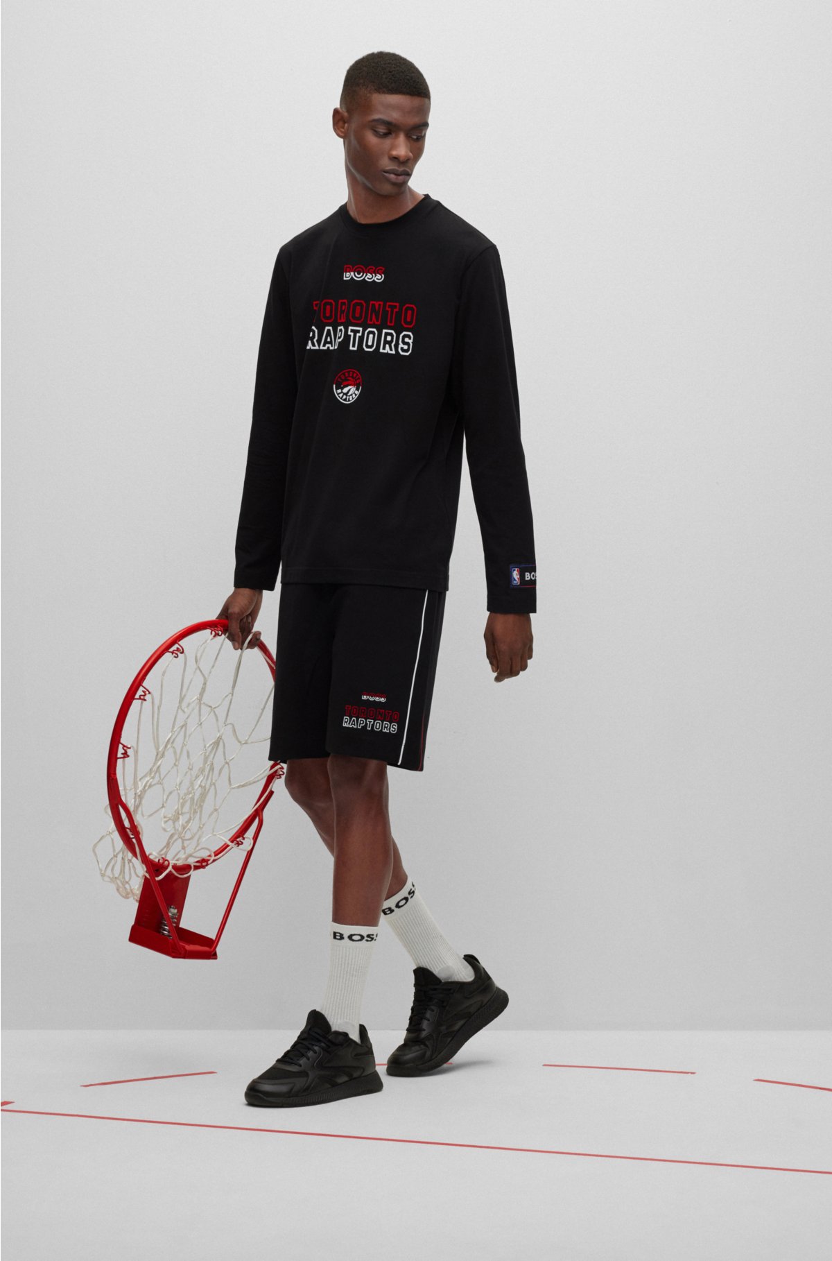 NBA Store Toronto Raptors Long Sleeve Dri-Tek Athletic Shirt