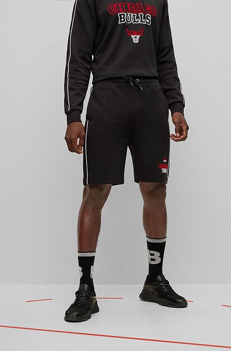 BOSS & NBA cotton-blend shorts, NBA Bulls
