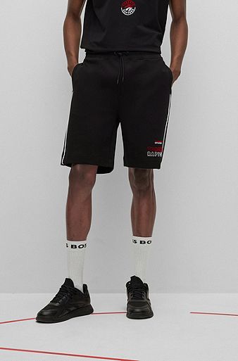 BOSS & NBA cotton-blend shorts, NBA RAPTORS