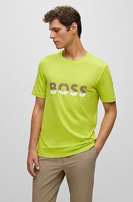 Hugo boss green shirt sale