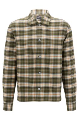 Seahawks New Cotton/Poly Blend Plaid Shirt