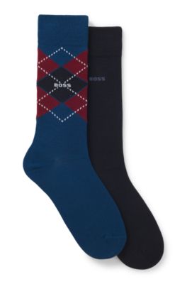 Two-pack crew socks, Light Blue
