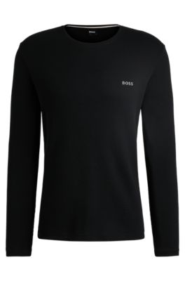 HUGO BOSS PAJAMA T-SHIRT WITH EMBROIDERED LOGO