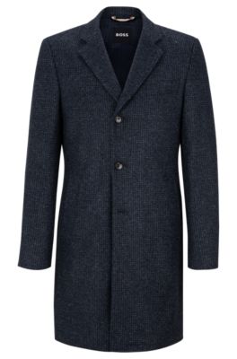 Hugo boss 2025 herringbone coat