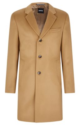 Hugo boss mens overcoat on sale sale