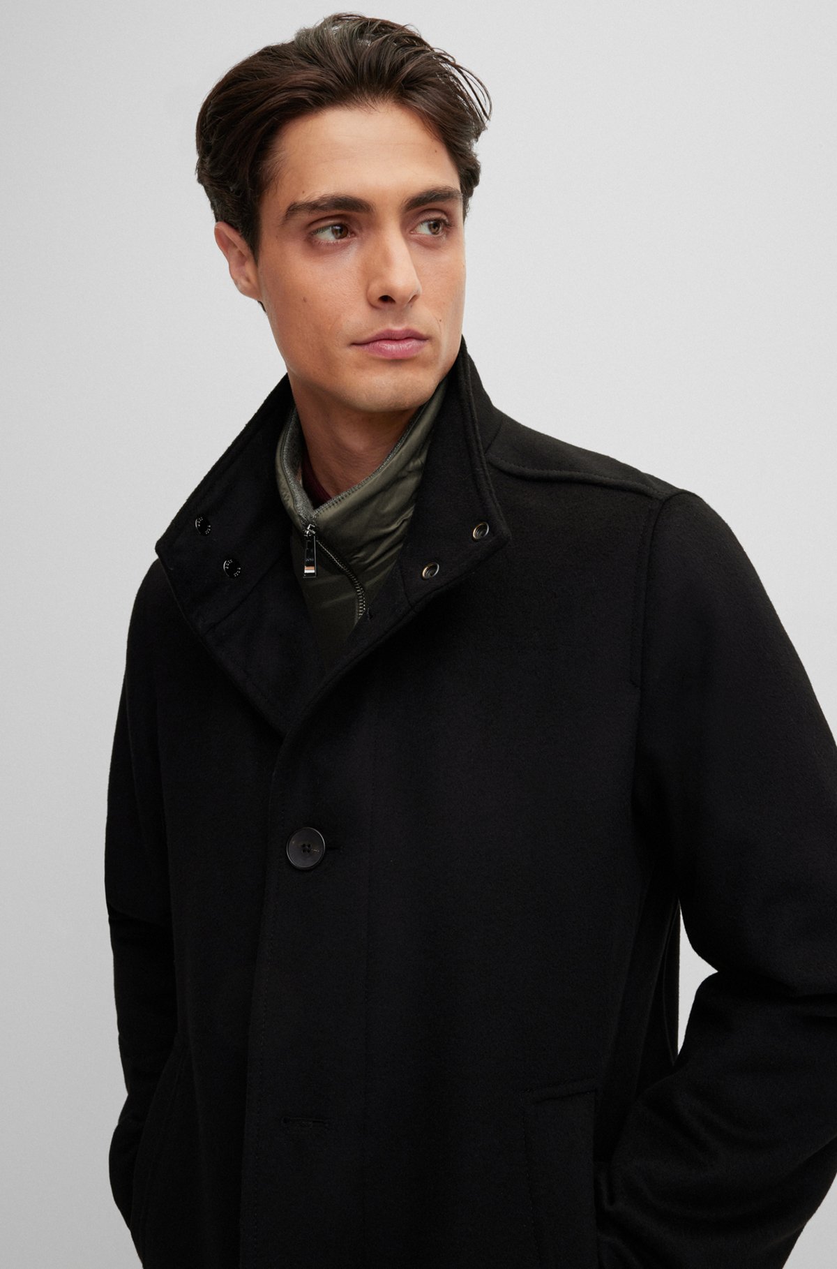Hugo boss coat sales mens Hugo boss coat sales mens
