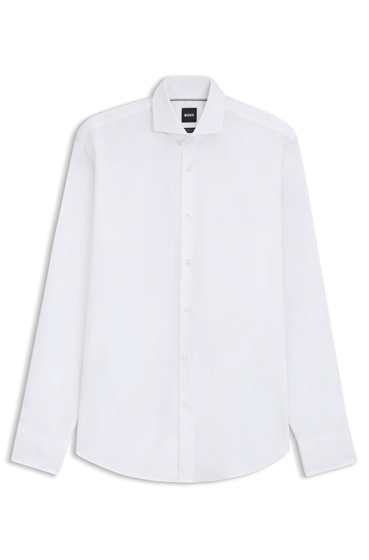 men's classic fit dress shirts Steven Land Shirt| | French Cuff The structured collar and tailored fit create a sharp silhouette Van Heusen Ultra Stretch Regular