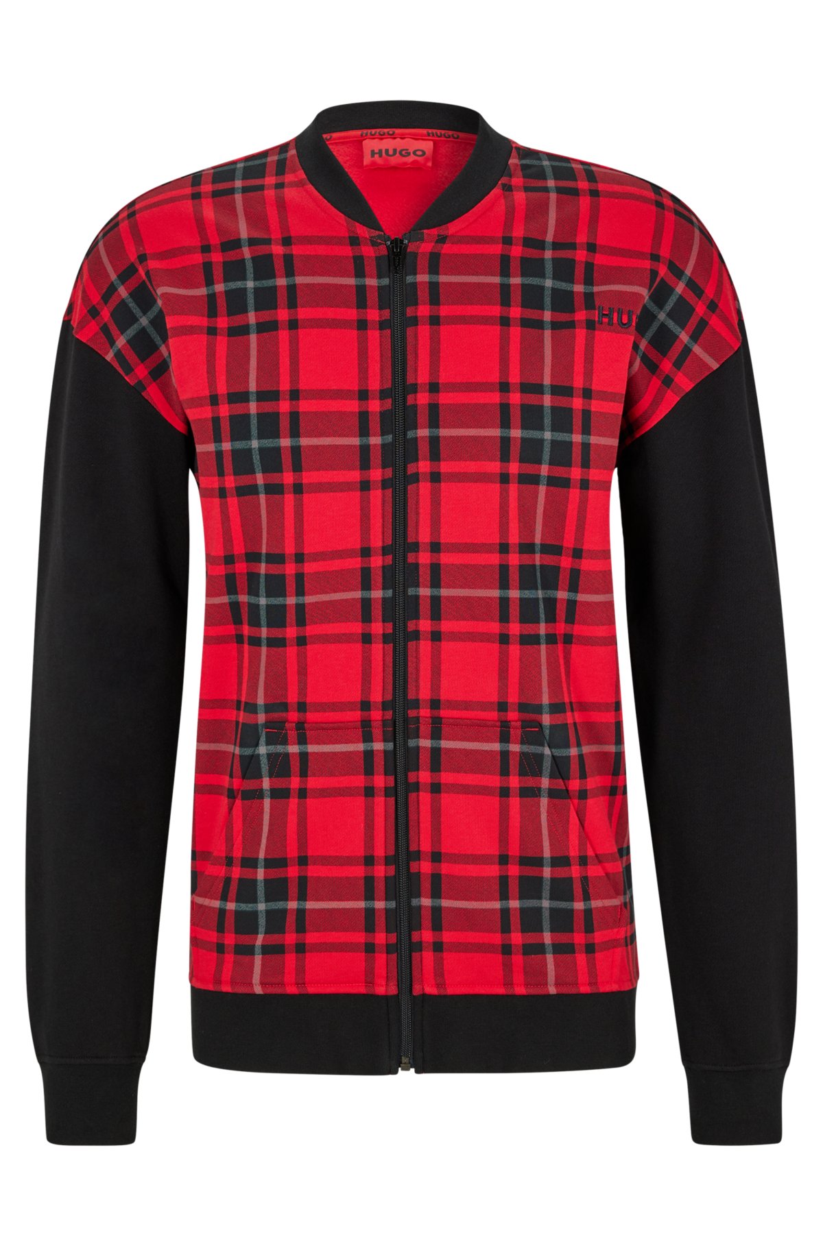 The Campus Colors Boutique Powerful Plaid Flannel Crop Shirt-Jacket