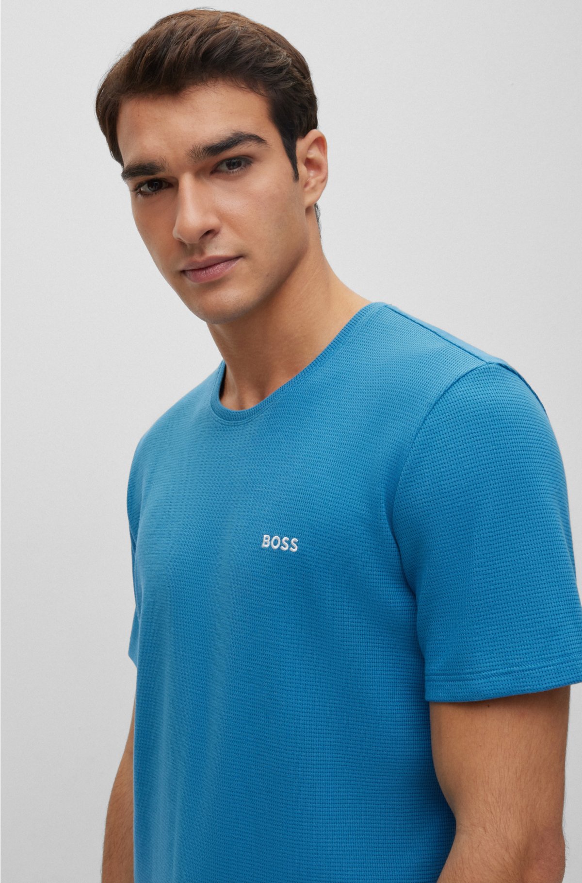 BOSS - Pajama T-shirt with embroidered logo
