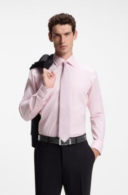 Ceinture r&eacute;versible en cuir italien avec deux boucles, Noir