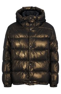 Cropped Monogram Puffer Jacket, Beige, Contact Seller for Other Sizes