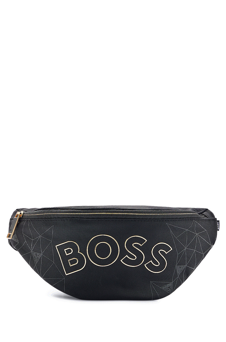 BOSS - Recycled-nylon belt bag with outline logo