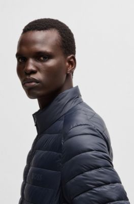 BOSS Waterrepellent padded jacket with tonal logo
