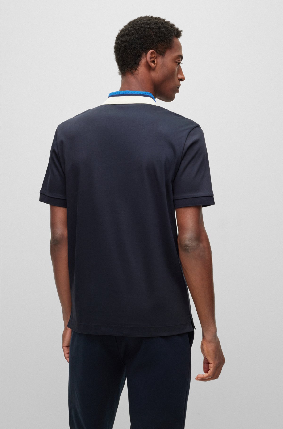Lacoste Colour Block Polo T Shirt Black - Male - 7 (XXXL)
