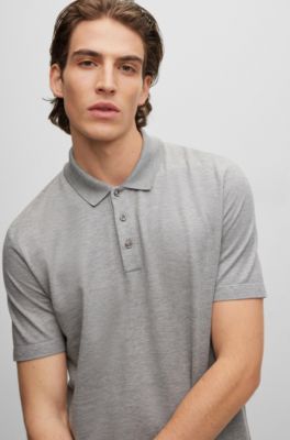 cotton and silk polo shirt