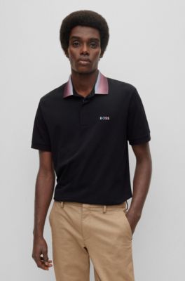 BOSS - BOSS x NFL cotton-piqué polo shirt with collaborative branding