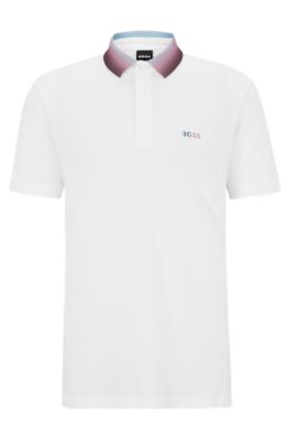 BOSS - BOSS x NFL cotton-piqué polo shirt with collaborative branding