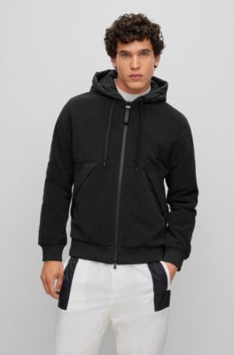 hugo boss zipper hoodie