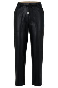 Hugo boss shop leather trousers