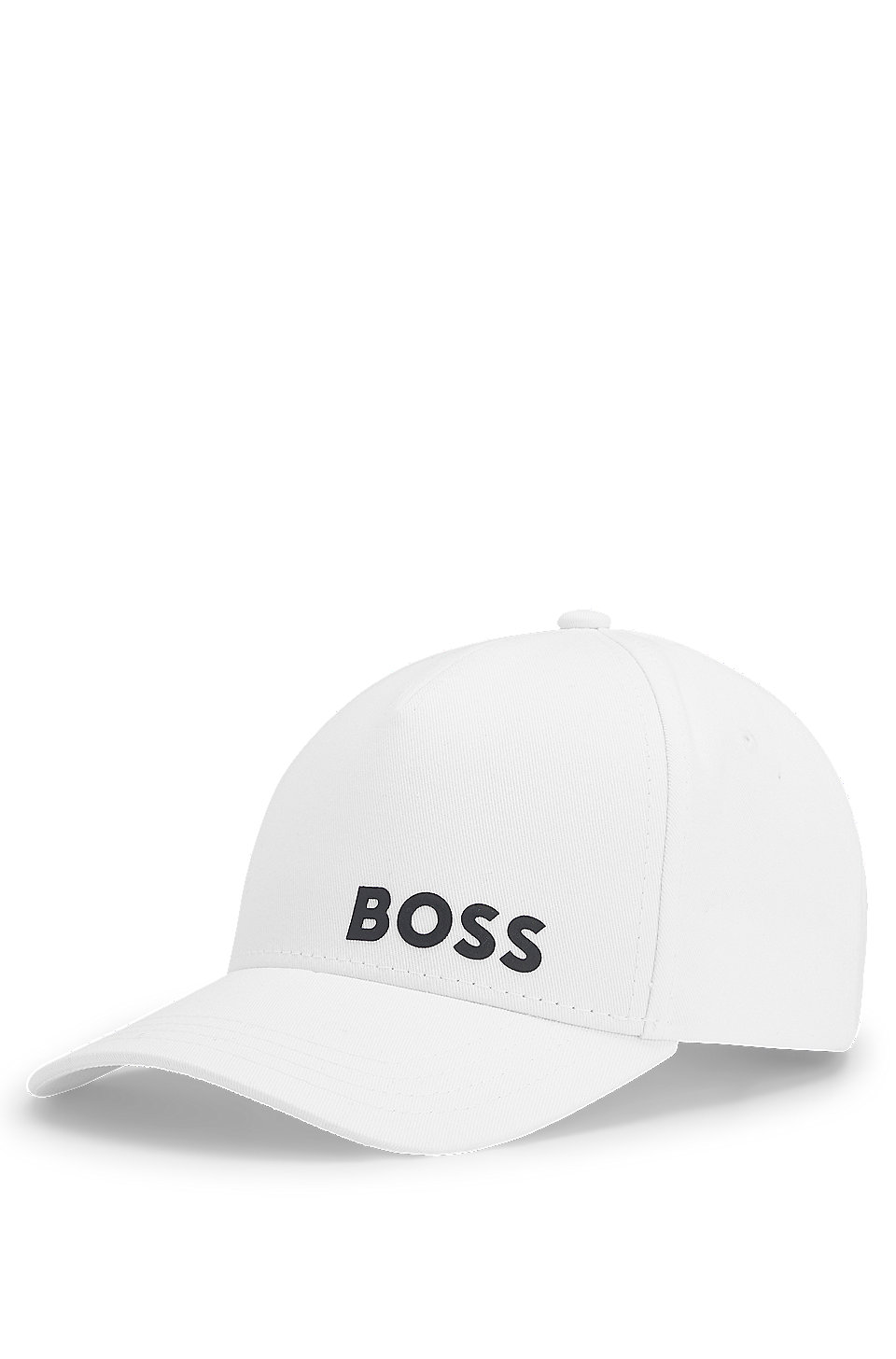 BOSS - Cotton-twill cap with mixed logos